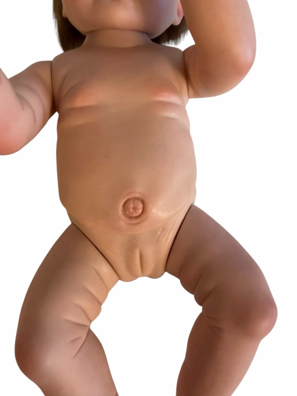 18” Anatomically Correct Silicone Sweet Girl Baby Doll with Magnetic Pacifiers - Picture 4 of 15